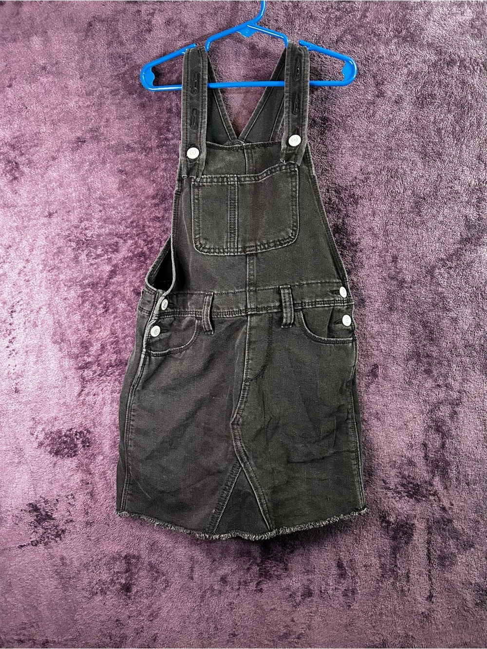Old Navy Black Denim Pinafore Dress for Girls